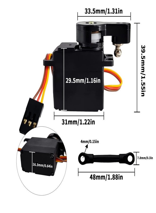 Abendor PX9200-51 RC Cars 3 Wire RC Cars Trucks Steering Servo Accessories for 1/10 9200 9200E 9205E 9206E RC Car Spare Parts - Image 2